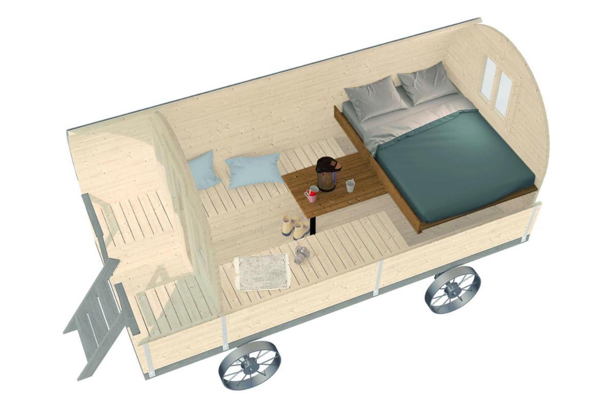 Fasshotel Westernwagen, Beheizt 2-3 Personen * Kirchensittenbach